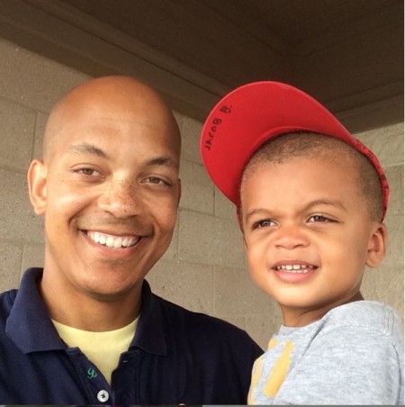 Geoffrey Bennett with his son Jake Bennett